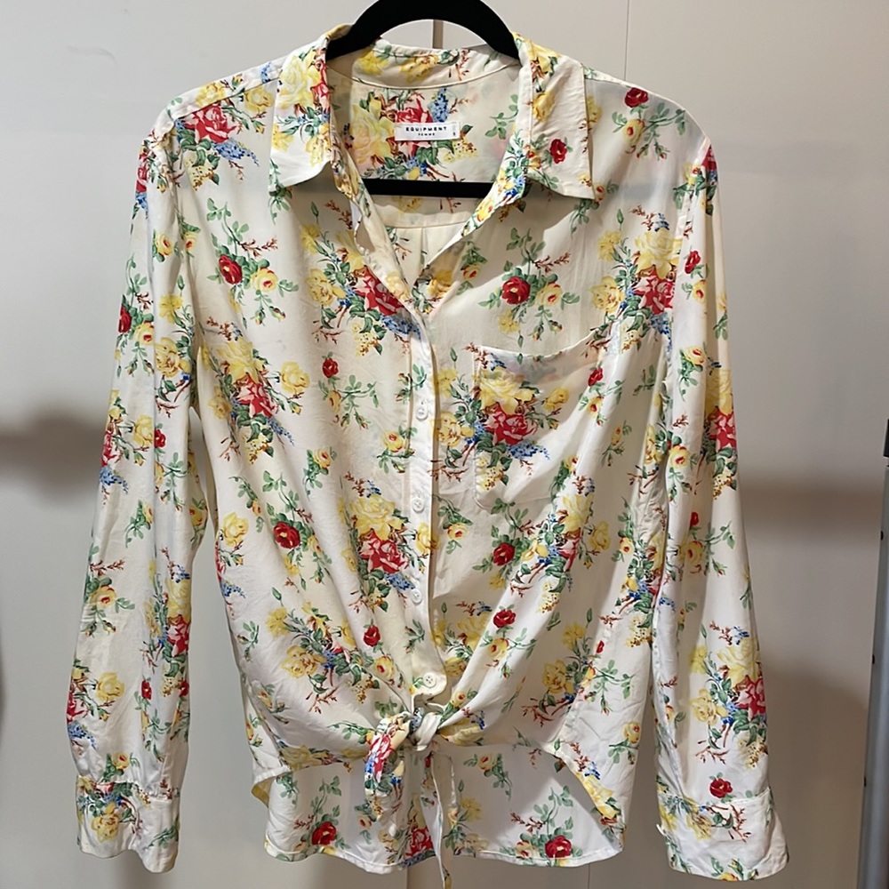 Equipment silk blouse